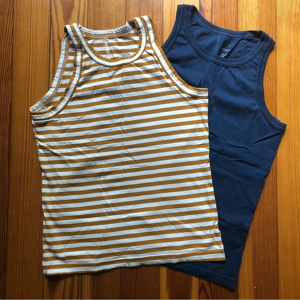 Everlane Cotton Cutaway Tank size small